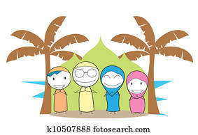 Muslim Family