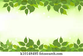Nature background with green leaves Nature background with green leaves