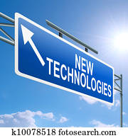 New technologies concept.