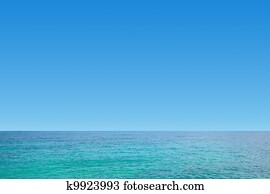 Nice sea and clear blue sky