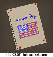 Notepaper on leather pad