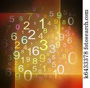 numbers background numbers background