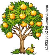 obstbaum, freigestellt obstbaum, freigestellt