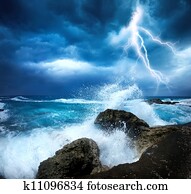 oceânicos, tempestade