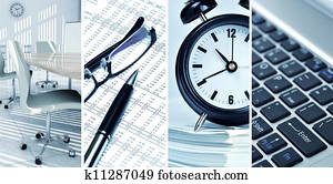 Office Concept Collage