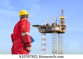 Oil rig construction Oil rig construction