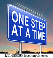 One step at a time. One step at a time.