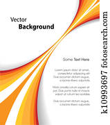 Orange Brochure Background Orange Brochure Background