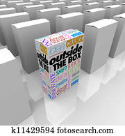 Outside the Box Unique DIfferent Solution to Problem Package Outside the Box Unique DIfferent Solution to Problem Package