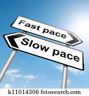 Pace of life. Pace of life.