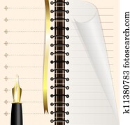 page notebook page notebook