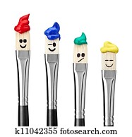 paint brush art and craft paint brush art and craft