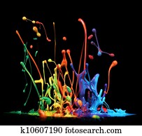 Paint splashing Paint splashing