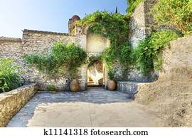 Panayia Pantanassa monastery at Mystras in Greece