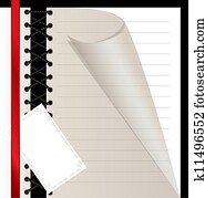 paper red ribbon paper red ribbon