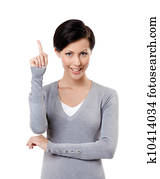 Paying attention gesture