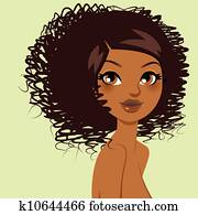 perfeitos, mulher preta