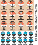 personagem, emoções