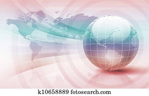 Planet earth and technology background Planet earth and technology background