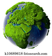 planeta verde, terra planeta verde, terra