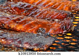 Pork Ribs on the Grill Pork Ribs on the Grill