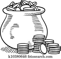 Pot of gold sketch