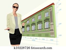 presentation of the plan of the hou