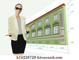 presentation of the plan of the hou