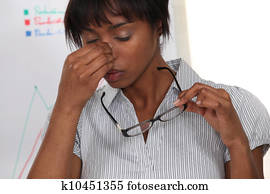 pretty black woman having migraine pretty black woman having migraine