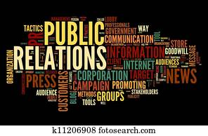 Public relations concept in tag cloud Public relations concept in tag cloud