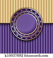 Purple textured template