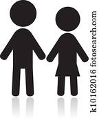 párosít, körvonal