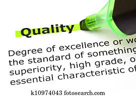 Quality highlighted in green Quality highlighted in green