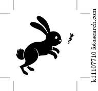 rabbit jump carrot rabbit jump carrot