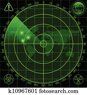 Radar screen Radar screen