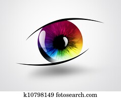 rainbow eye rainbow eye
