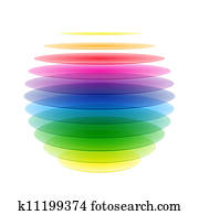 Rainbow sphere