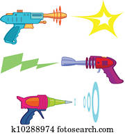 Ray Gun Vectors | Our Top 1000+ Ray Gun Clip Art | Fotosearch