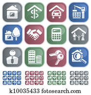 Real estate buttons