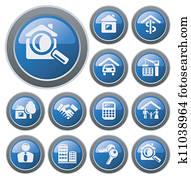 Real estate buttons