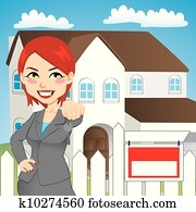 Real Estate Woman Real Estate Woman