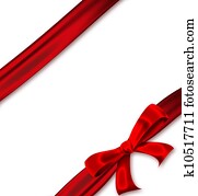 red ribbon with a bow red ribbon with a bow