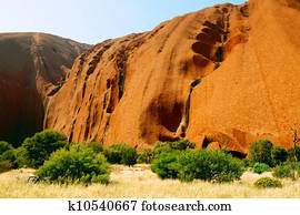 red rock central Australia