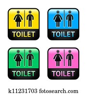 Public Restroom Clip Art | Our Top 1000+ Public Restroom Vectors | Fotosearch
