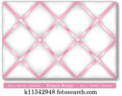 Ribbon Bulletin Board Ribbon Bulletin Board