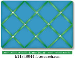 Ribbon Bulletin Board Ribbon Bulletin Board