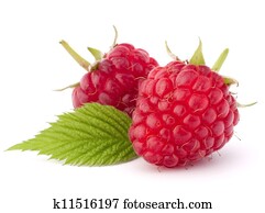 Ripe raspberries