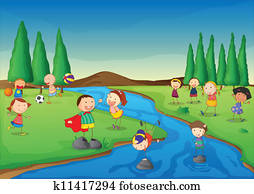 River scene River scene