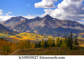 Rocky mountain peaks