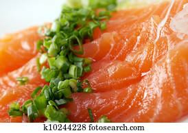 Salmon seshimi Salmon seshimi
